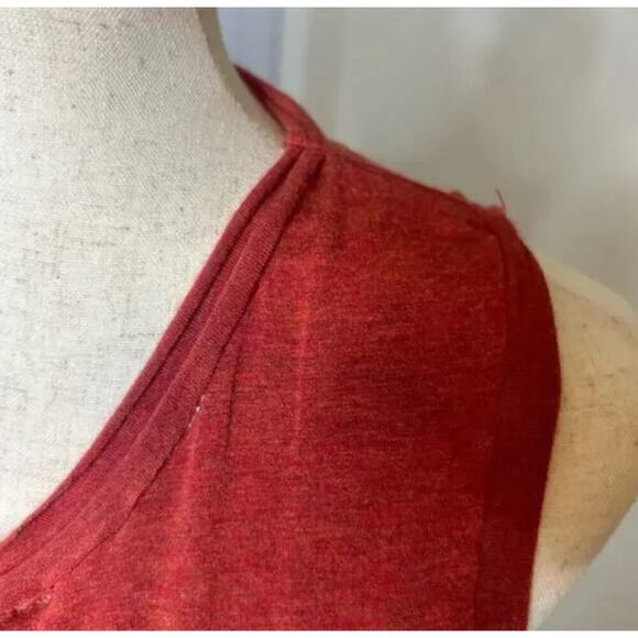 Max Studio Midi Dress Size Large Burnt Orange - Picture 4 of 6